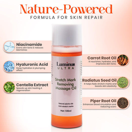 Stretch mark remover oil